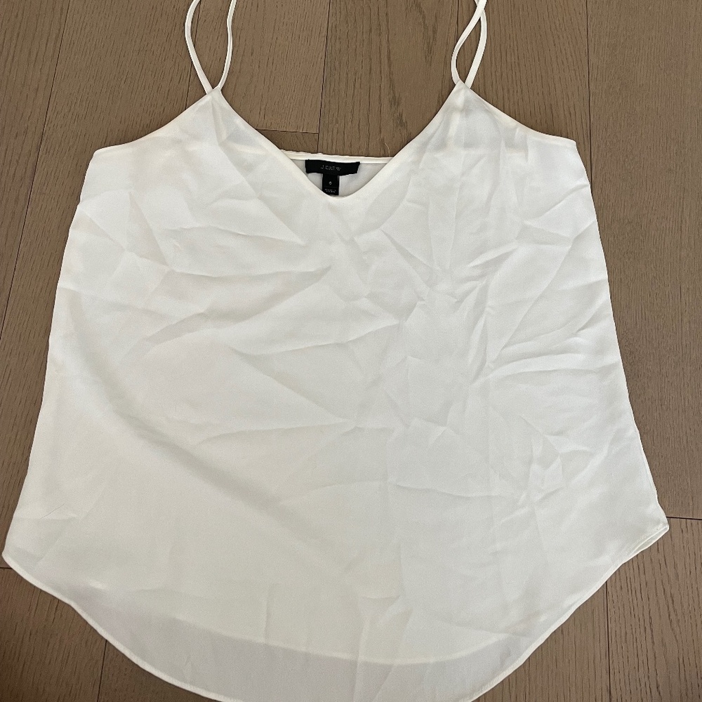 J Crew White Camisole Size 6